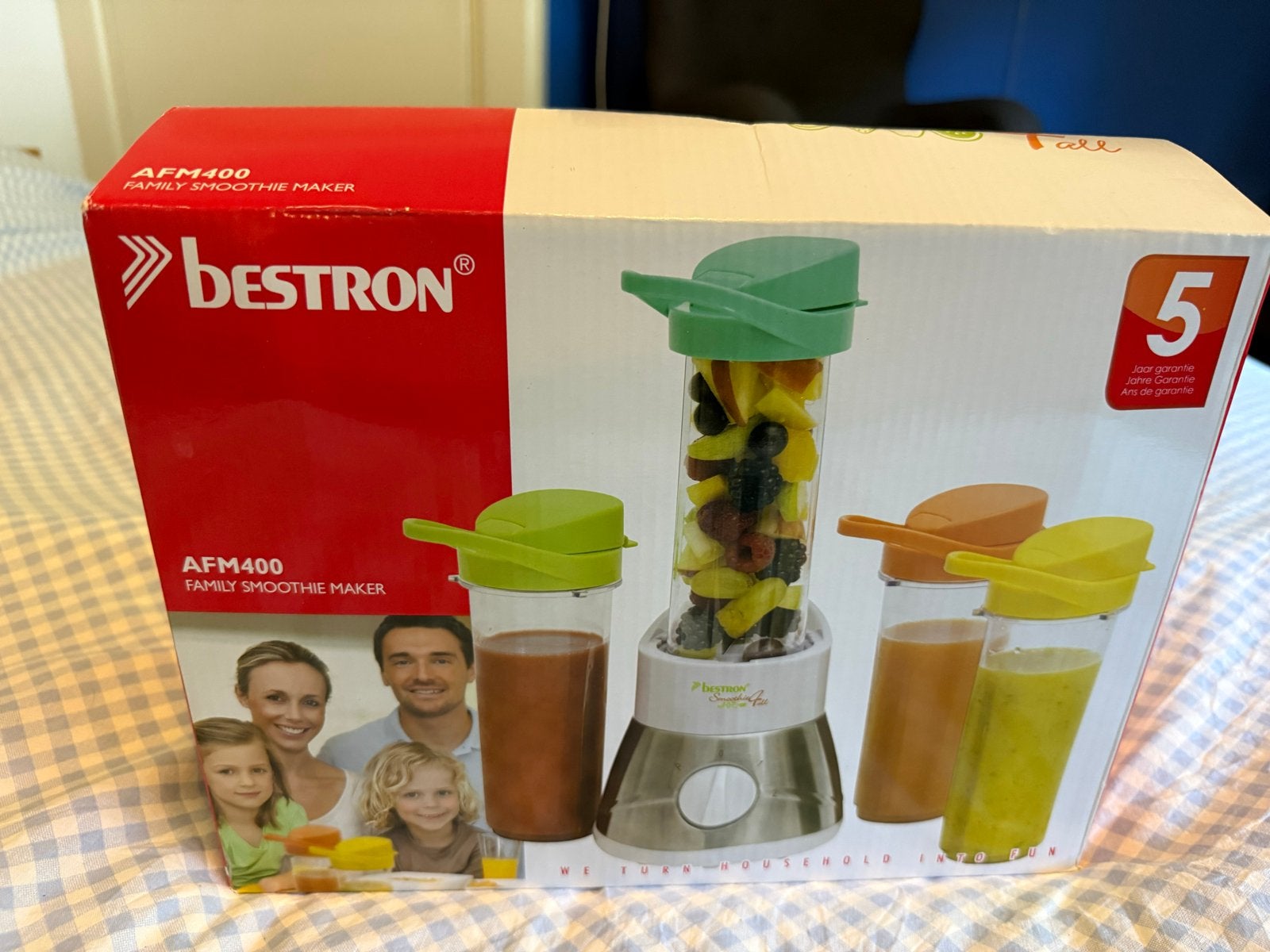 Bestron AFM400 Family Smoothie Maker - Nieuw in doos, Ophalen, Nieuw, Blender