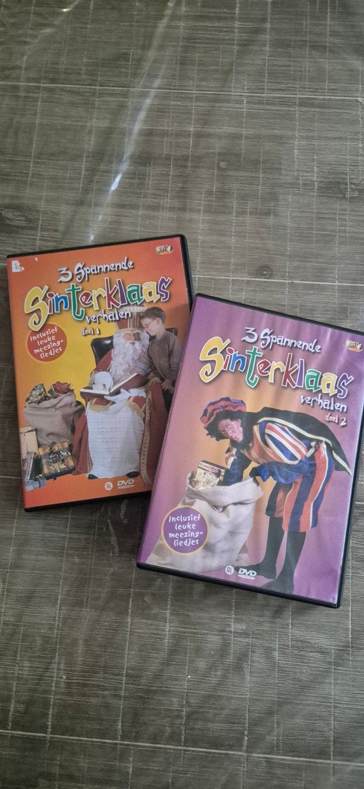 2 DVD's Sinterklaas Liedjes&Verhalen, Cd's en Dvd's, Alle leeftijden, Overige typen, Zo goed als nieuw, Sinterklaas