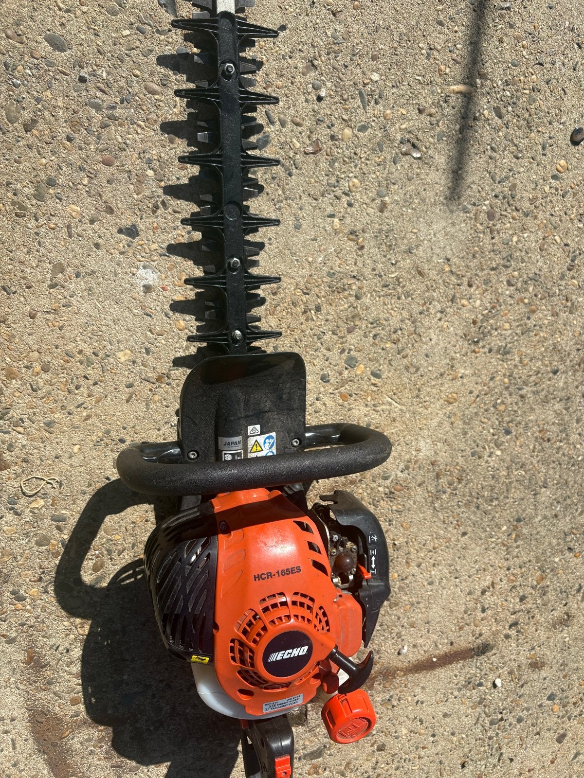 Echo HCR-165ES heggenschaar - Start niet, voor onderdelen/re, Tuin en Terras, Ophalen of Verzenden, Gebruikt, Benzine