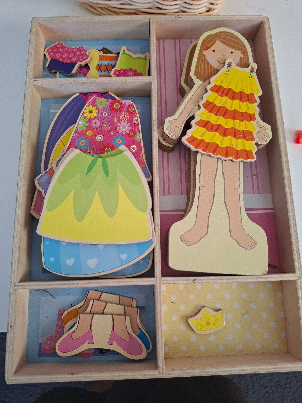 magneetpop 2 in houten doos, Ophalen