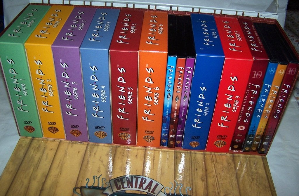 Complete collectie seizoen 1 t/m 10 van Friends. Nieuwstaat., Alle leeftijden, Ophalen of Verzenden, Zo goed als nieuw, Komedie