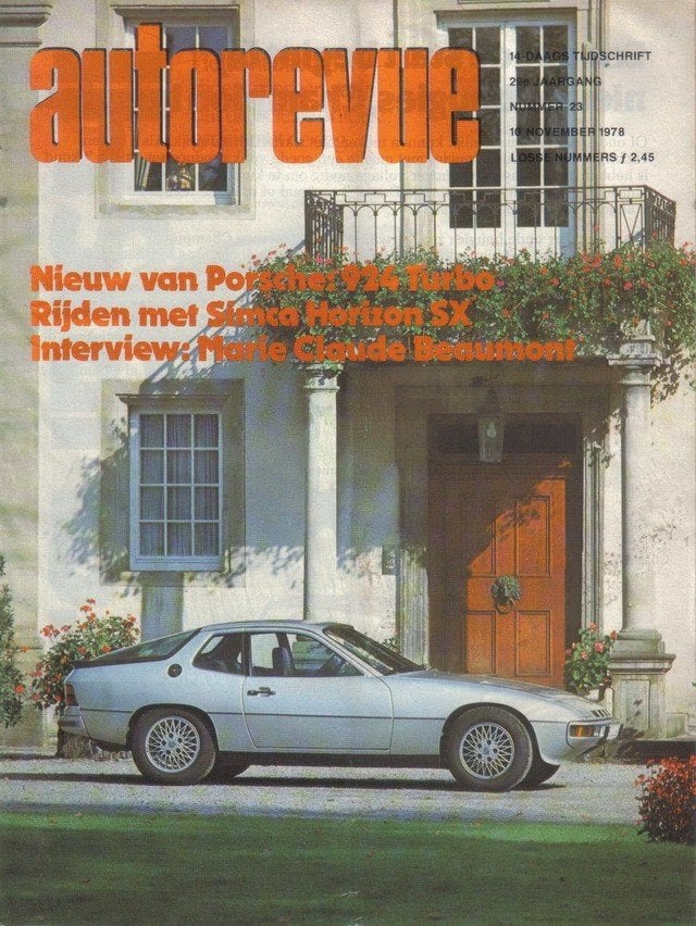 Autorevue 23 1978 : DeLorean - Porsche 924 Turbo - Volvo 343, Ophalen of Verzenden, Gelezen, Algemeen