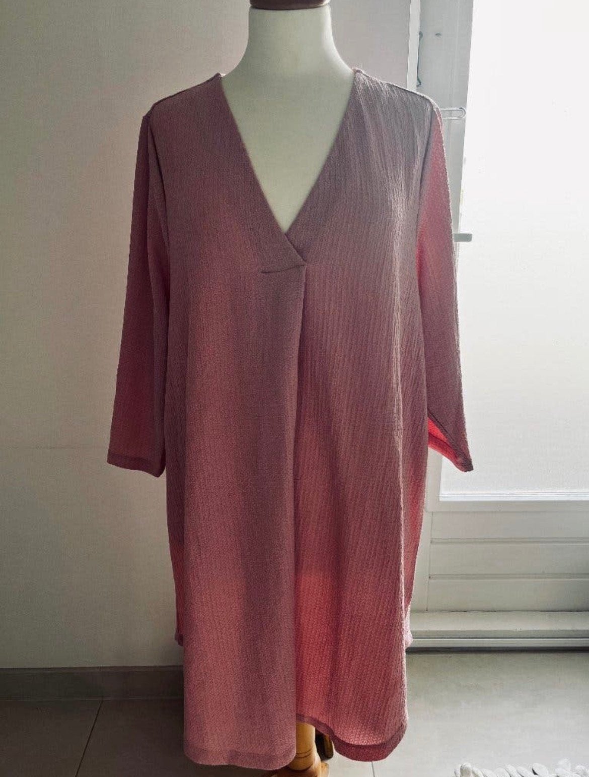 Roze Elos elatisch tuniek jurkje 46/48 Nieuw, Kleding | Dames, Ophalen of Verzenden, Nieuw, Roze, Jurk