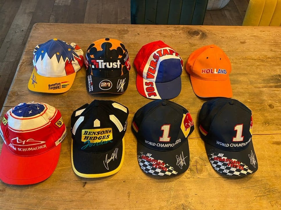 Formule 1 petten collectie - Jos Verstappen, Schumacher, Vet, Motoren, Ophalen of Verzenden