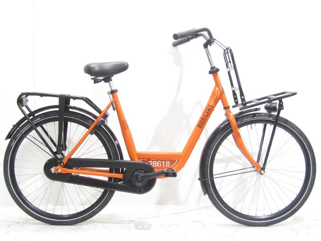 Burgers Bedrijfsfiets oranje dames 55cm 26inch, Fietsen en Brommers, Fietsen | Dames | Damesfietsen, 53 tot 56 cm, Nieuw, Overige merken