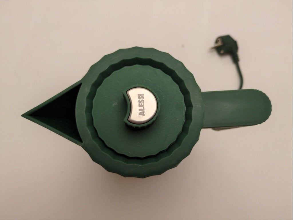 Alessi Plisse waterkoker groen - gebruikt, Witgoed en Apparatuur, Waterkokers, Info@mystore.nl, 1 tot 2 liter, Nieuw, Bruggestraat 18