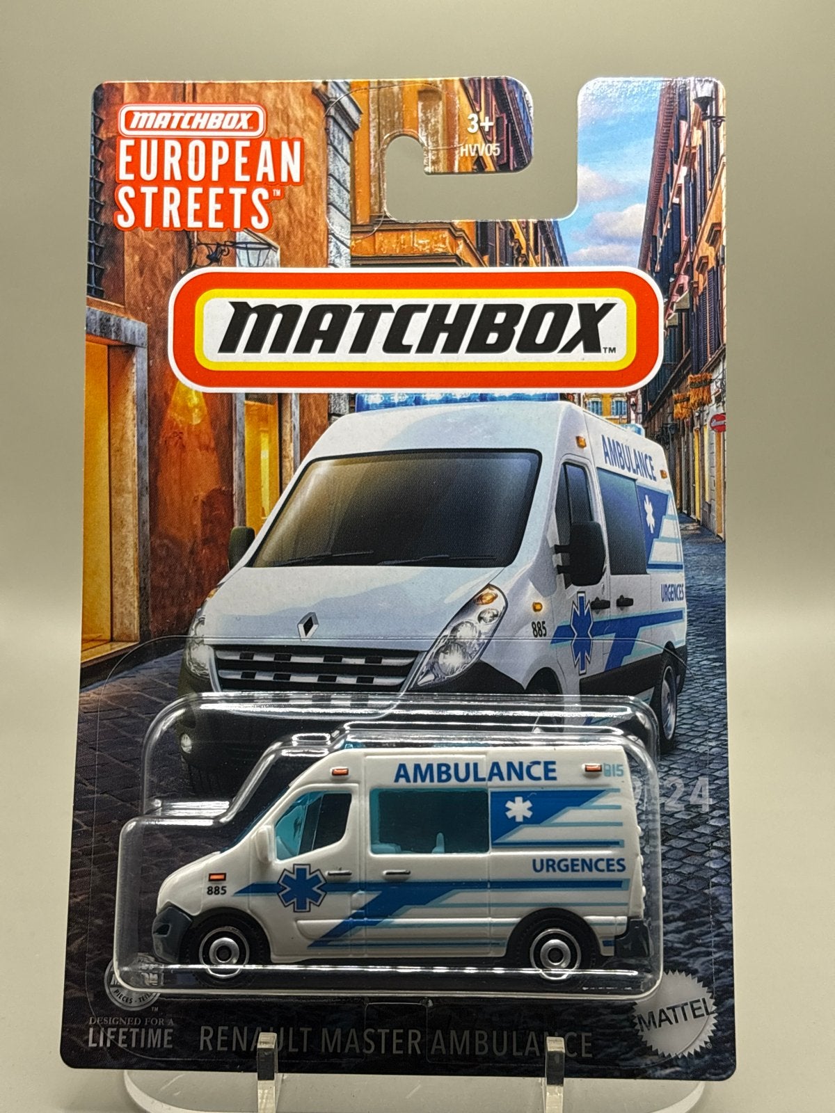 Matchbox European Streets Renault Master Ambulance, Hobby en Vrije tijd, Modelauto's | Overige schalen, Auto, Nieuw, Ophalen of Verzenden