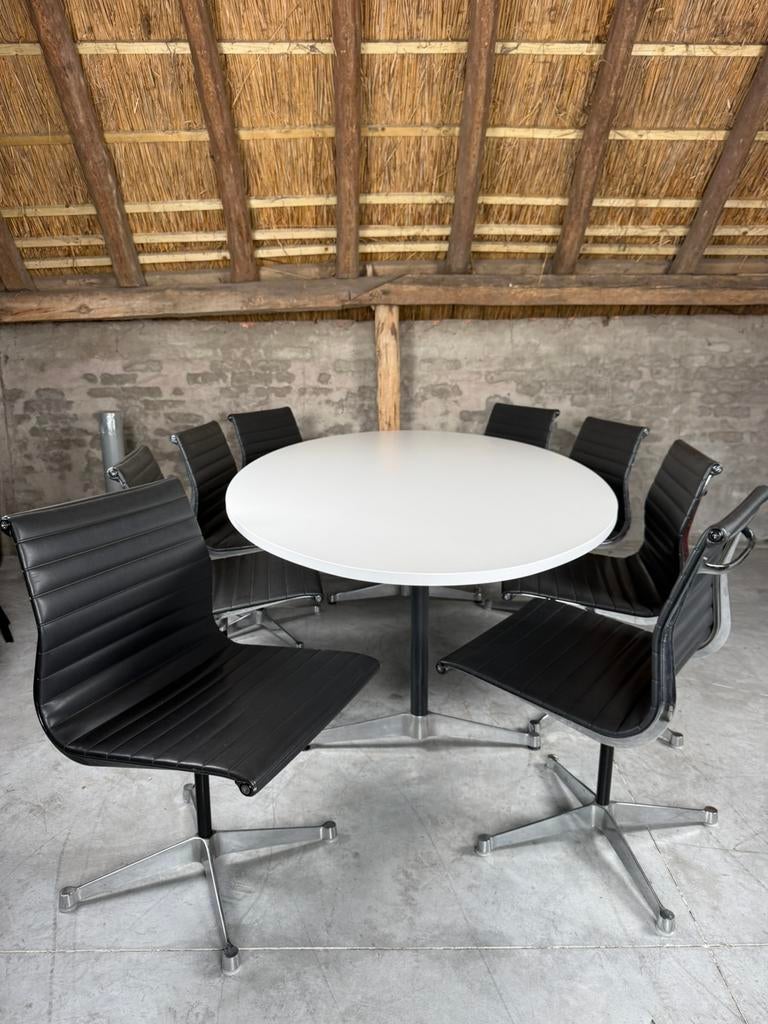 Vintage Vitra Herman Miller Eames Segmented vergadertafel, Gebruikt, Vergader- of Presentatieruimte, Inrichting, Ophalen of Verzenden