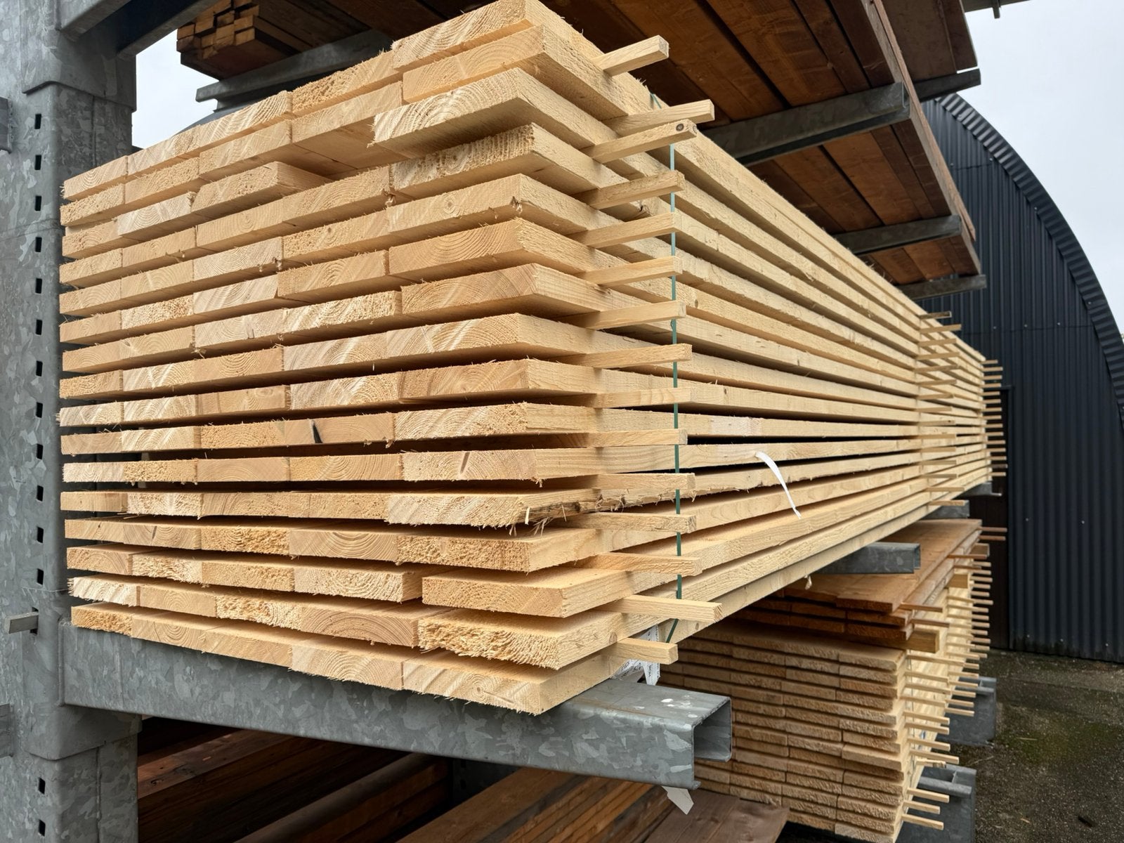 Steigerplanken/steigerhout, Tuin en Terras, Ophalen, 1 tot 2 meter, Minder dan 3 meter, Nieuw