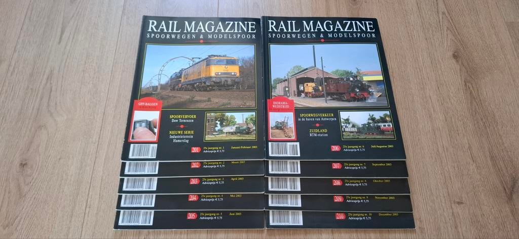Rail Magazine jaargang 2003 compleet, Ophalen of Verzenden, Gelezen