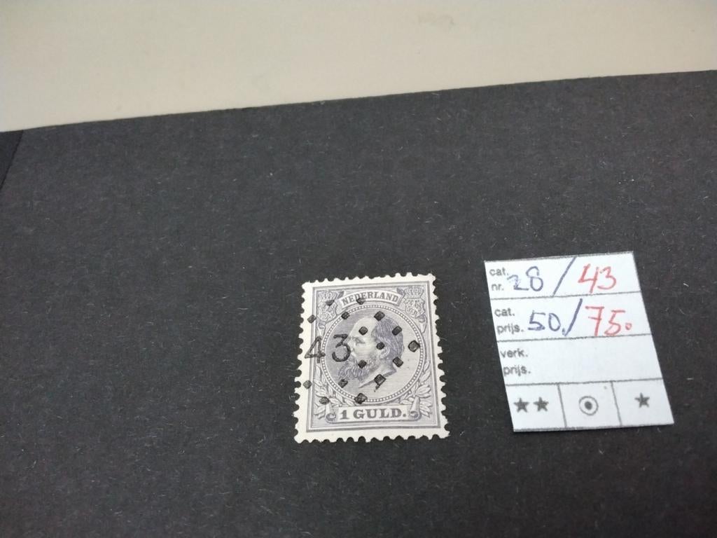 Betere Puntstempels KW III én Wilhelmina Hangend Haar, Postzegels en Munten, Verzenden