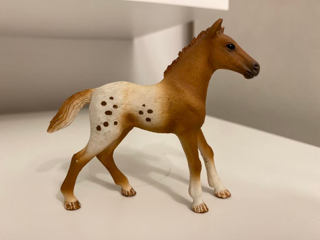 Schleich Appaloosa Veulen ~ 42433, Ophalen of Verzenden, Zo goed als nieuw, Paard, Beeldje of Figuurtje