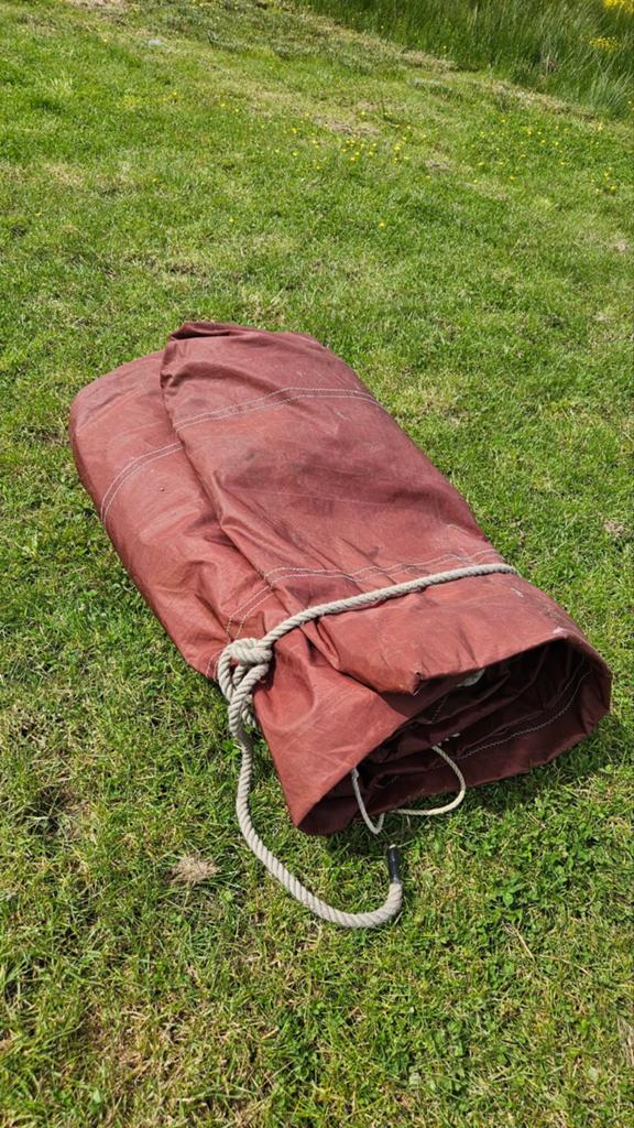 Fok of ander voorzeil platbodem, Ophalen of Verzenden, Gebruikt, Genua of Fok, 30 tot 60 m²