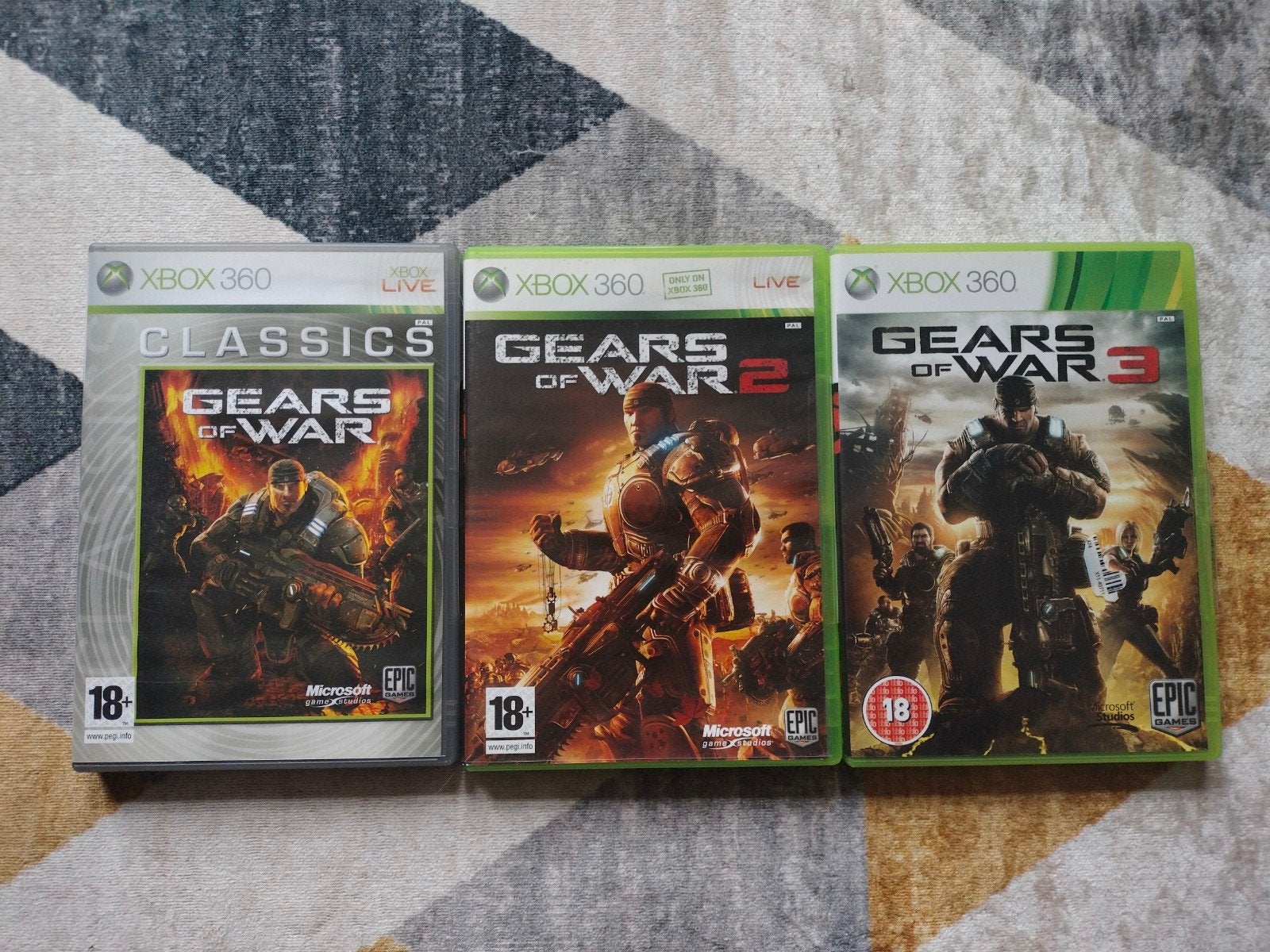 Gears of War 1 + 2 + 3 voor Xbox 360, Vanaf 18 jaar, Shooter, 1 speler, Ophalen of Verzenden