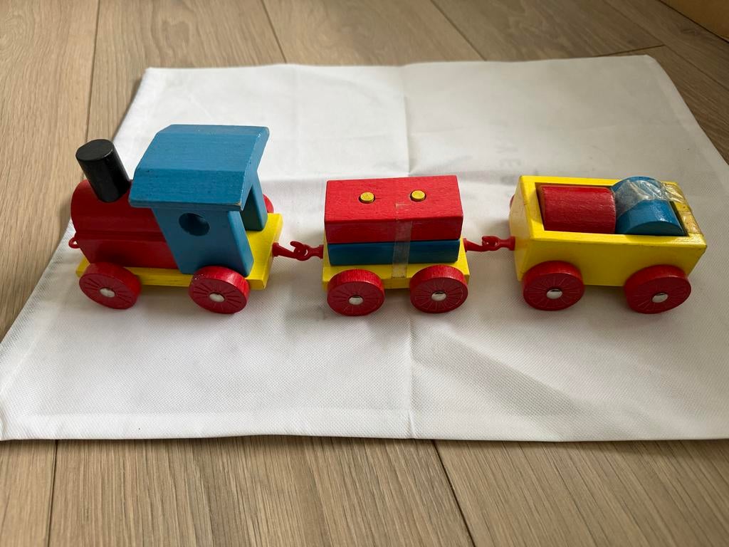 Houten Trein Speelgoed, Kinderen en Baby's, Speelgoed | Overig, Ophalen, Nieuw, Jongen of Meisje