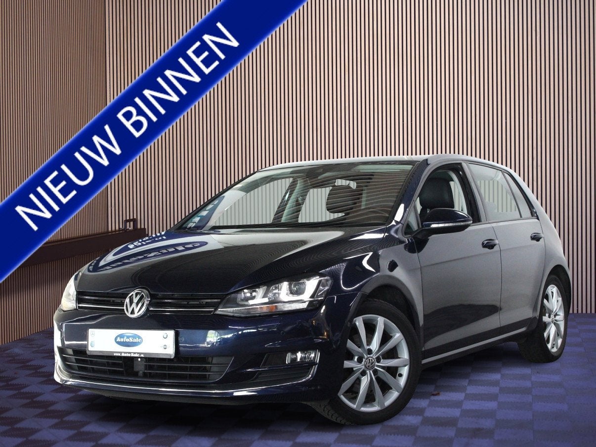 Volkswagen Golf 1.4 TSI DSG Highline CARPLAY MASSAGE XENON L, Gebruikt, Zwart, 4 cilinders, Blauw