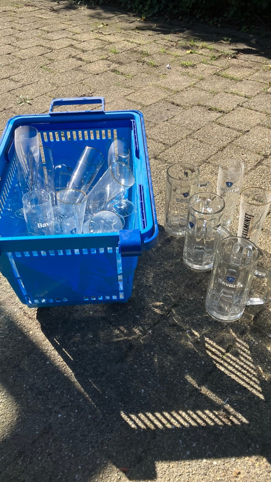 Diverse  bierglazen : Bavaria, trappist en meer, Overige typen, Ophalen of Verzenden, Gebruikt, Glas