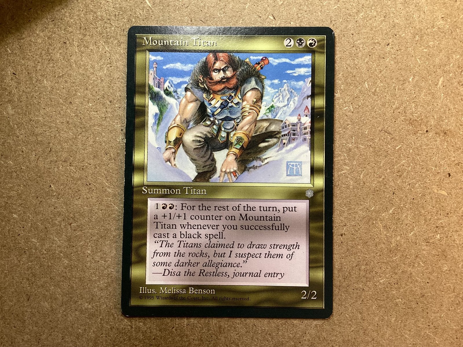 1x Mountain Titan (Good), Ophalen of Verzenden, Gebruikt, Losse kaart