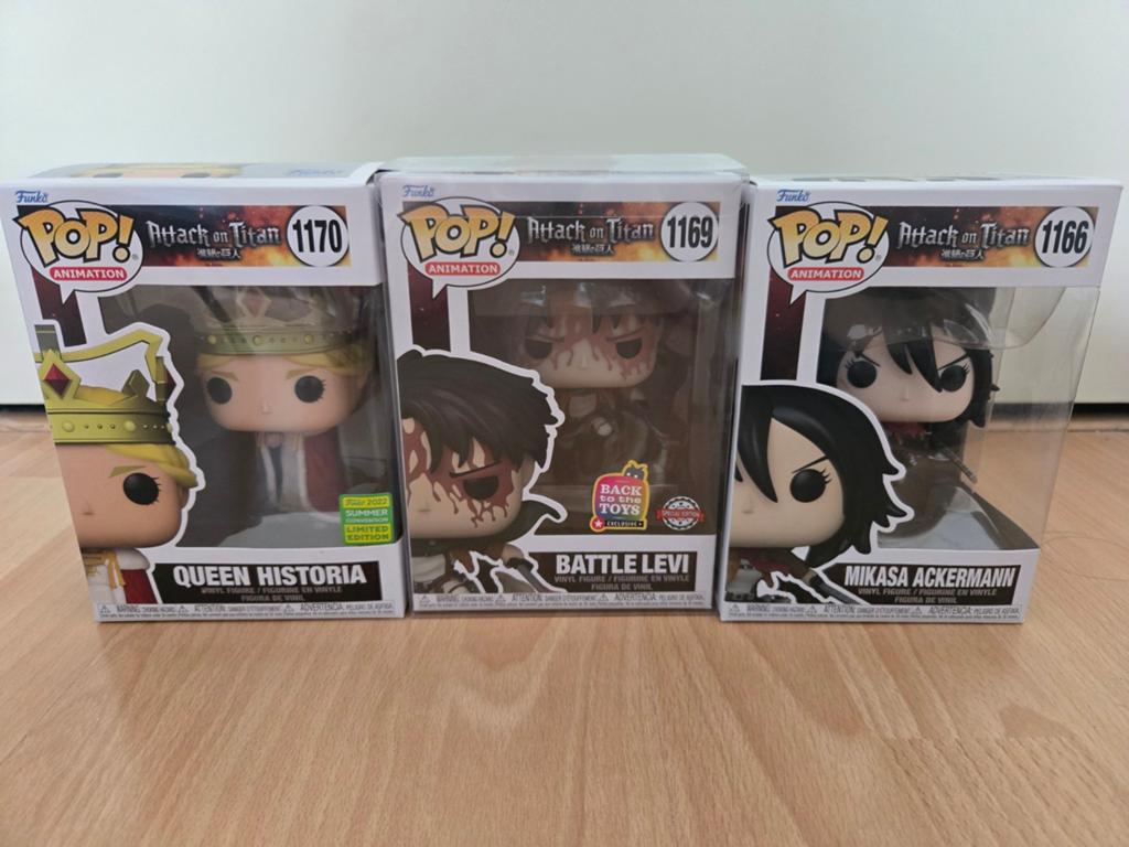 Funko pop attack on titan, Verzenden