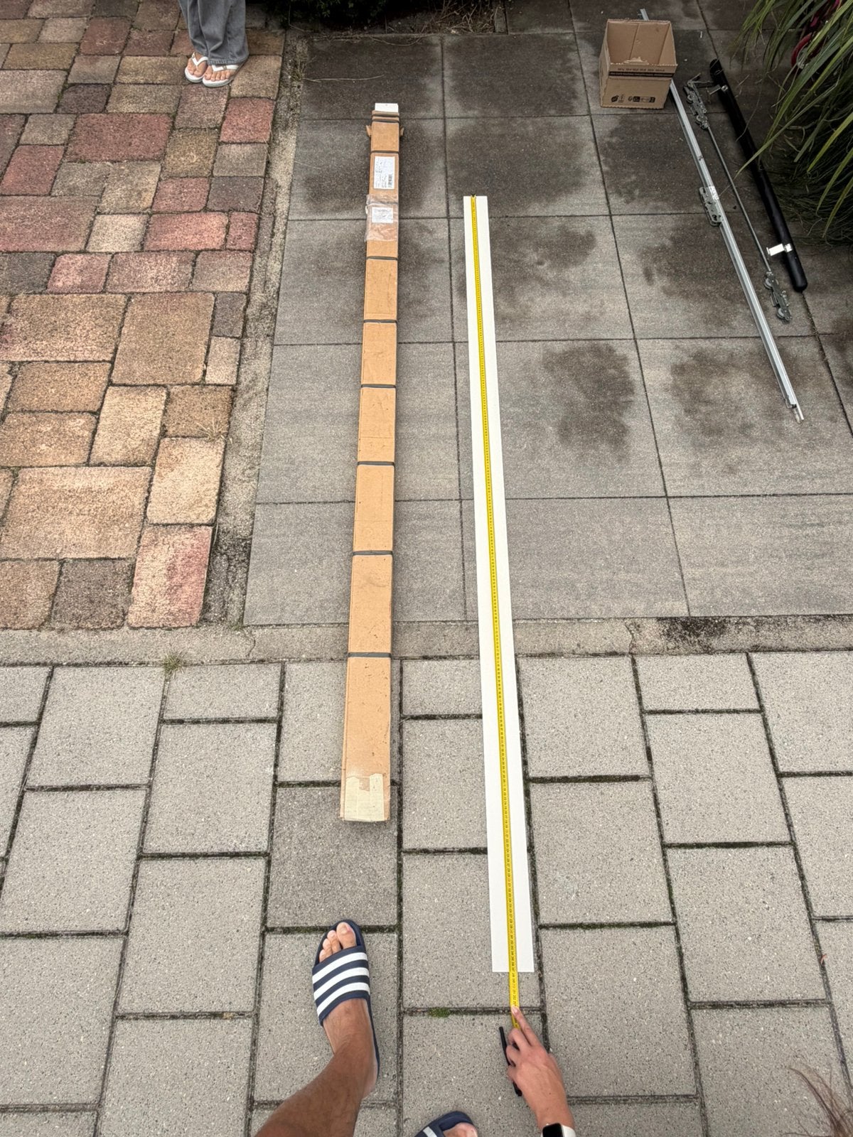 Lamellen beige, Ophalen, 60 cm of meer, Minder dan 20 cm, Zo goed als nieuw