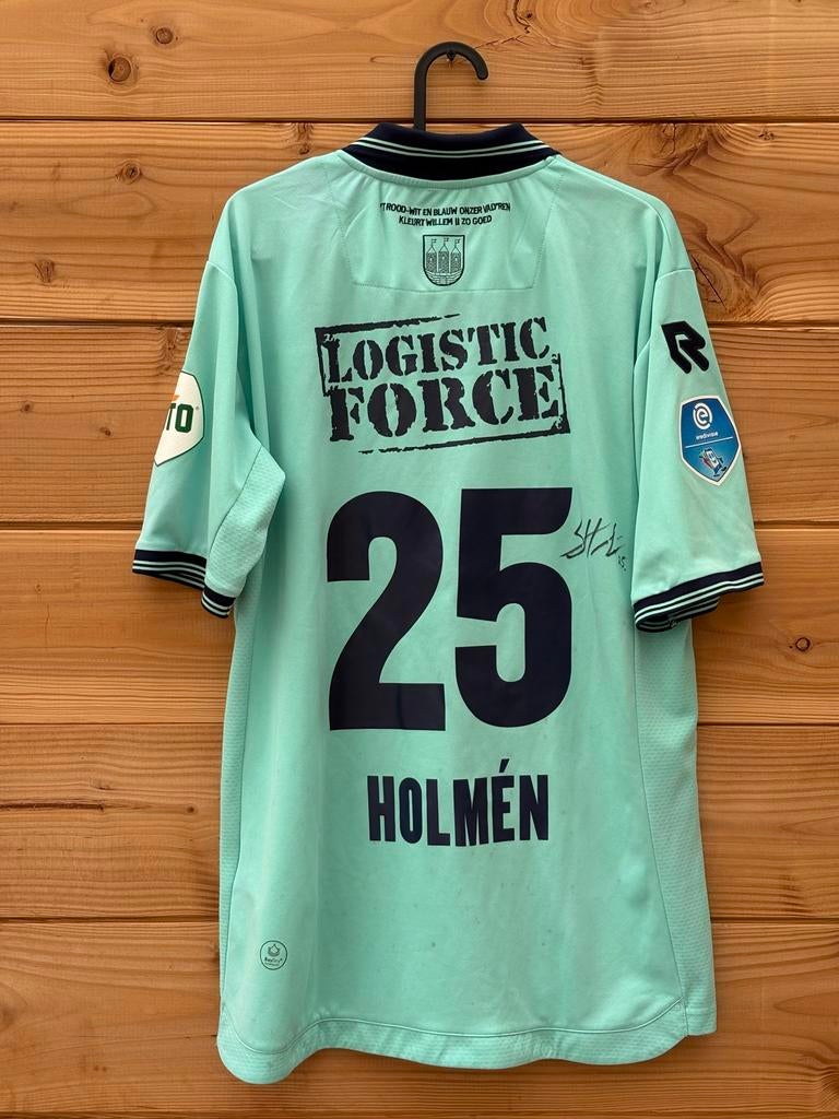 Matchworn Holmén shirt Willem II met handtekening, Verzamelen, Ophalen of Verzenden, Zo goed als nieuw, Willem II, Shirt