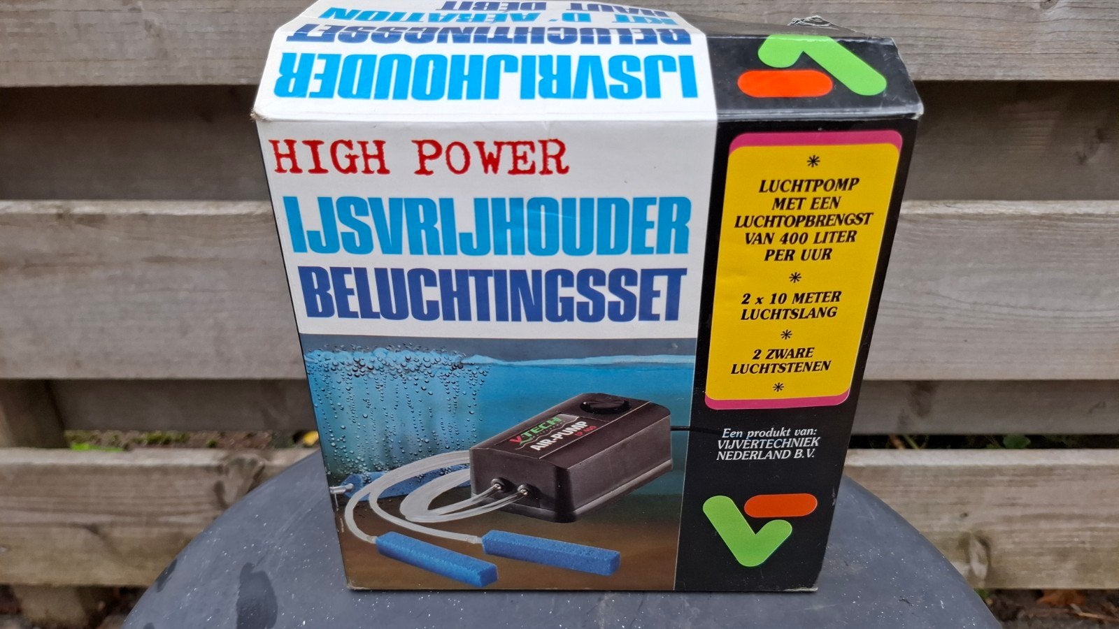 V-tech Beluchtingspomp Vijver 400 l./uur, Tuin en Terras, Ophalen of Verzenden, Gebruikt, Overige typen