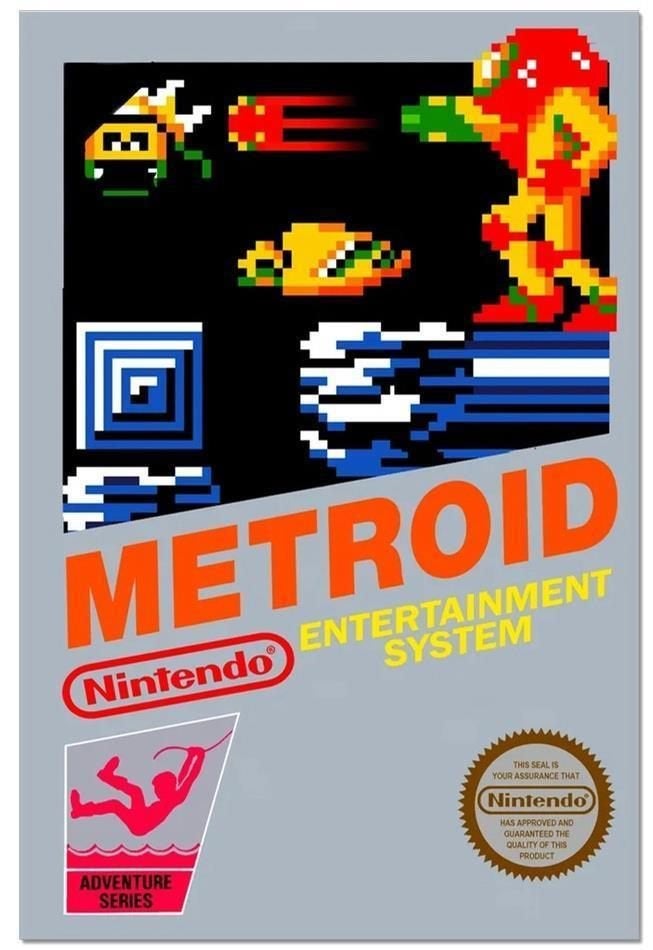 METROID NES PIXEL ART Grote Retro Game Poster