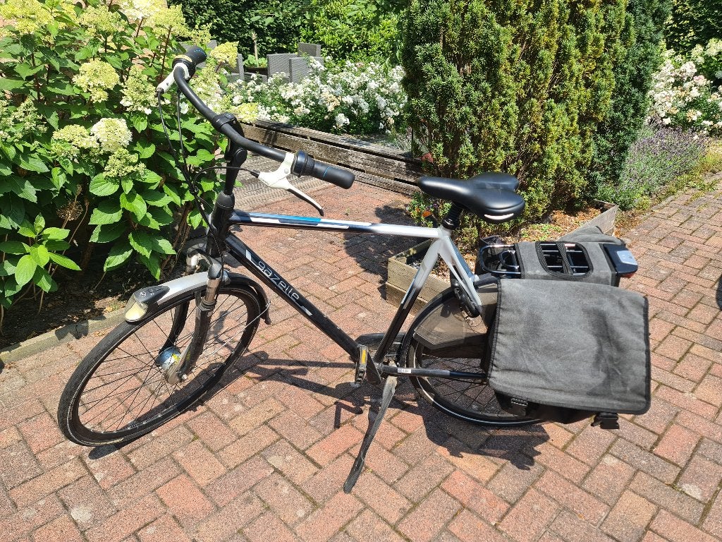 Gazelle, Eclipse Comfort, herenfiets, Ophalen, Gebruikt, Versnellingen, Schijfrem
