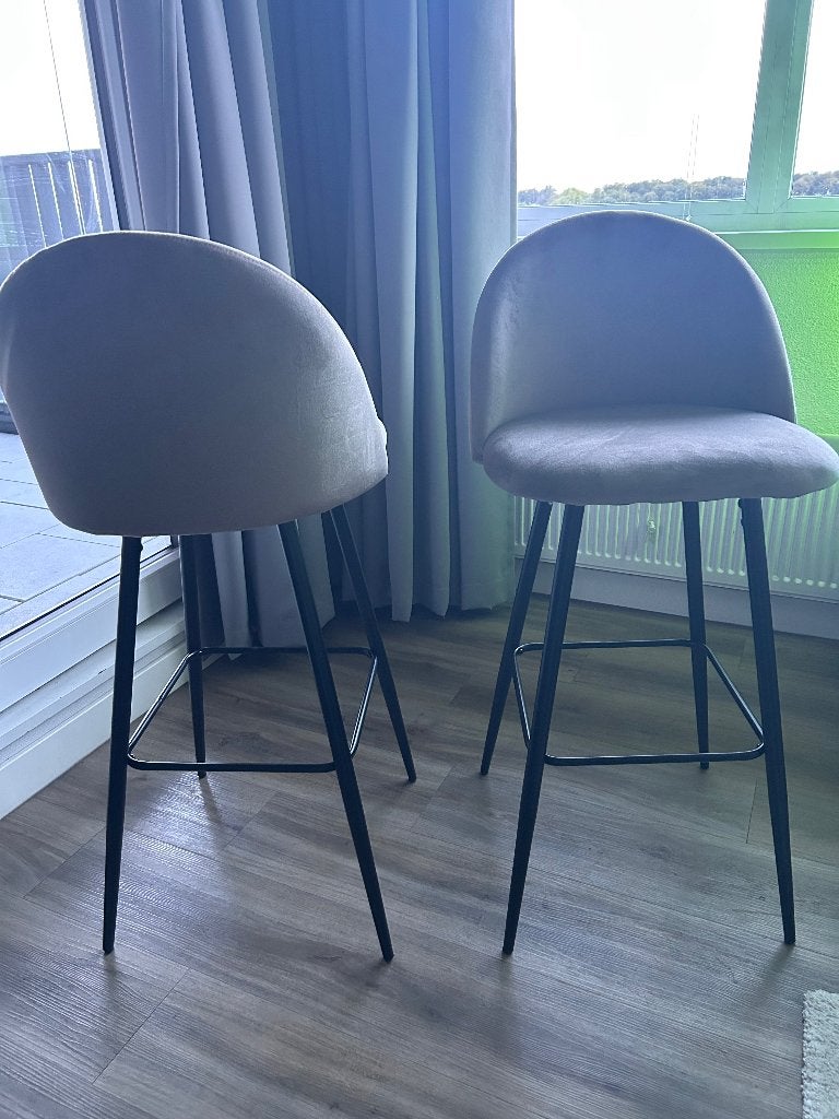 2x barkruk, 2 krukken, Ophalen, Nieuw, 60 tot 90 cm