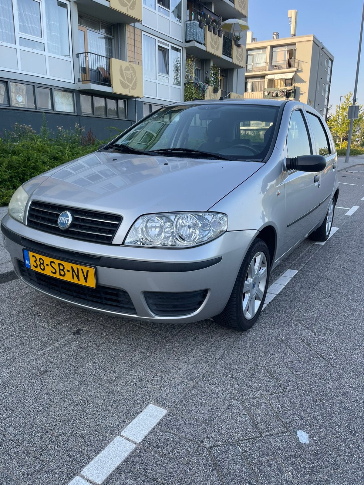 Fiat Punto 1.2 5DR 2005 AIRCO NAP, Voorwielaandrijving, 4 cilinders, 400 kg, Origineel Nederlands