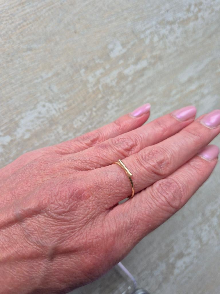Isabel Bernard Le Marais ring 14 karaat goud, Ophalen of Verzenden, Zo goed als nieuw, 17 tot 18, Dame