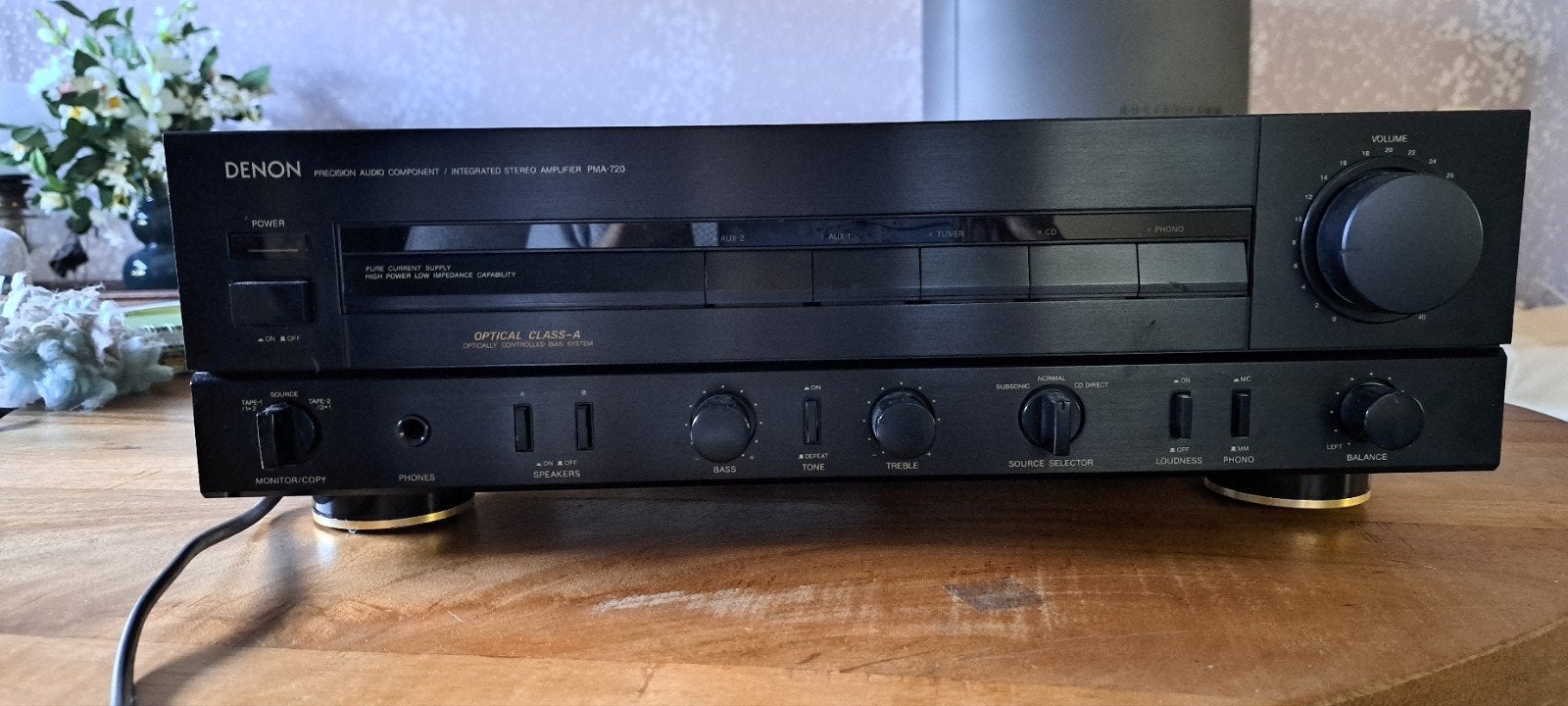 Denon PMA-720 Stereo Versterker - Uitstekende Staat, Ophalen, Denon, Zo goed als nieuw, 60 tot 120 watt