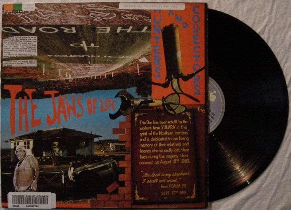 Hunters and Collectors - The jaws of life, LP, Gebruikt, Overige genres, Ophalen of Verzenden