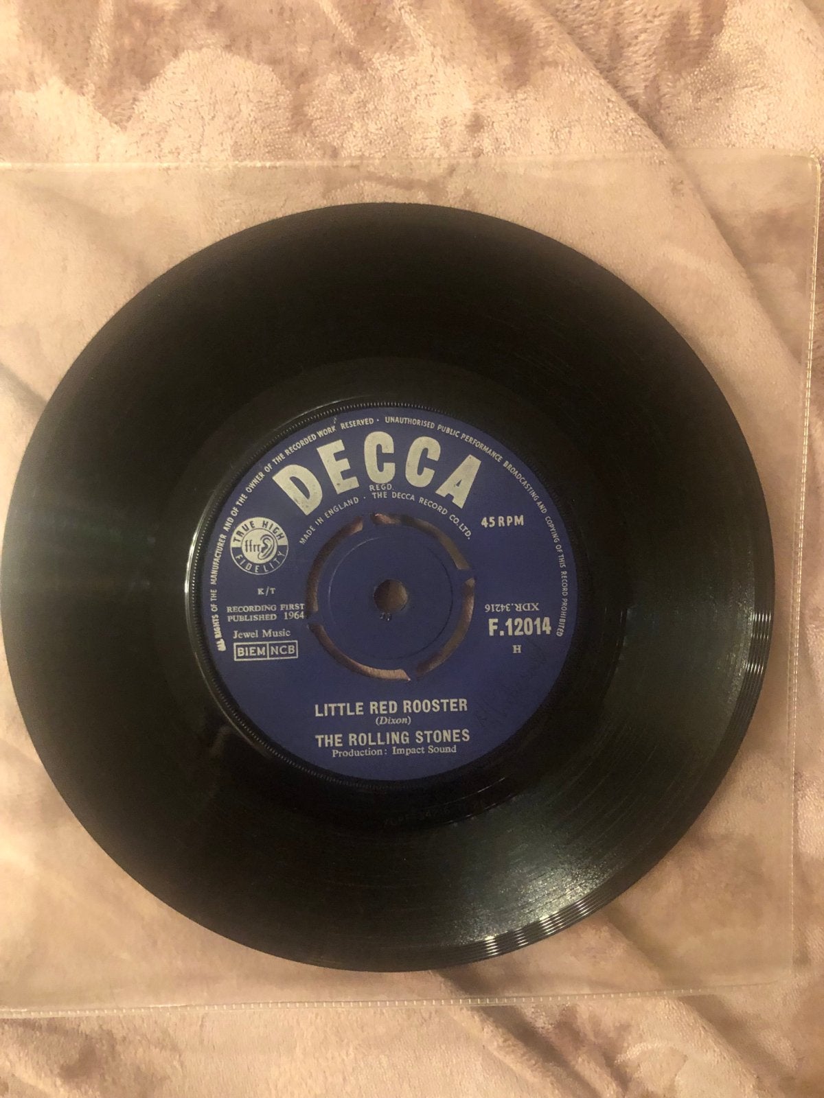 The Rolling Stones - Little Red Rooster / Off The Hook (EP), Gebruikt, Originele persing, 7 inch, Ophalen of Verzenden