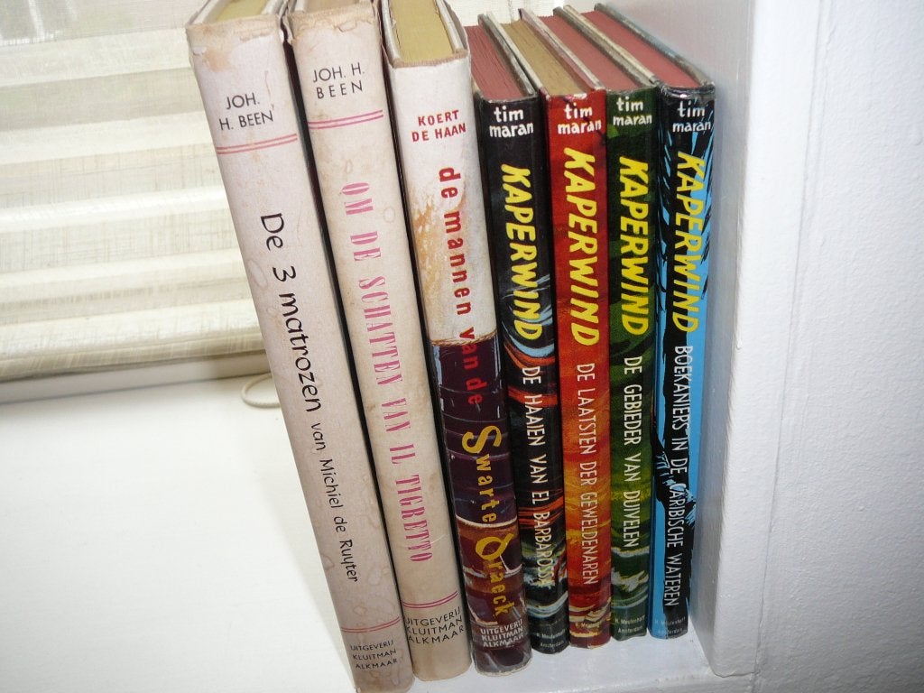 Partij Jongensboeken over Kapers, Schatten en Matrozen. , Boeken, Ophalen of Verzenden, Gelezen, J. Been, K de Haan en Tim Maran.