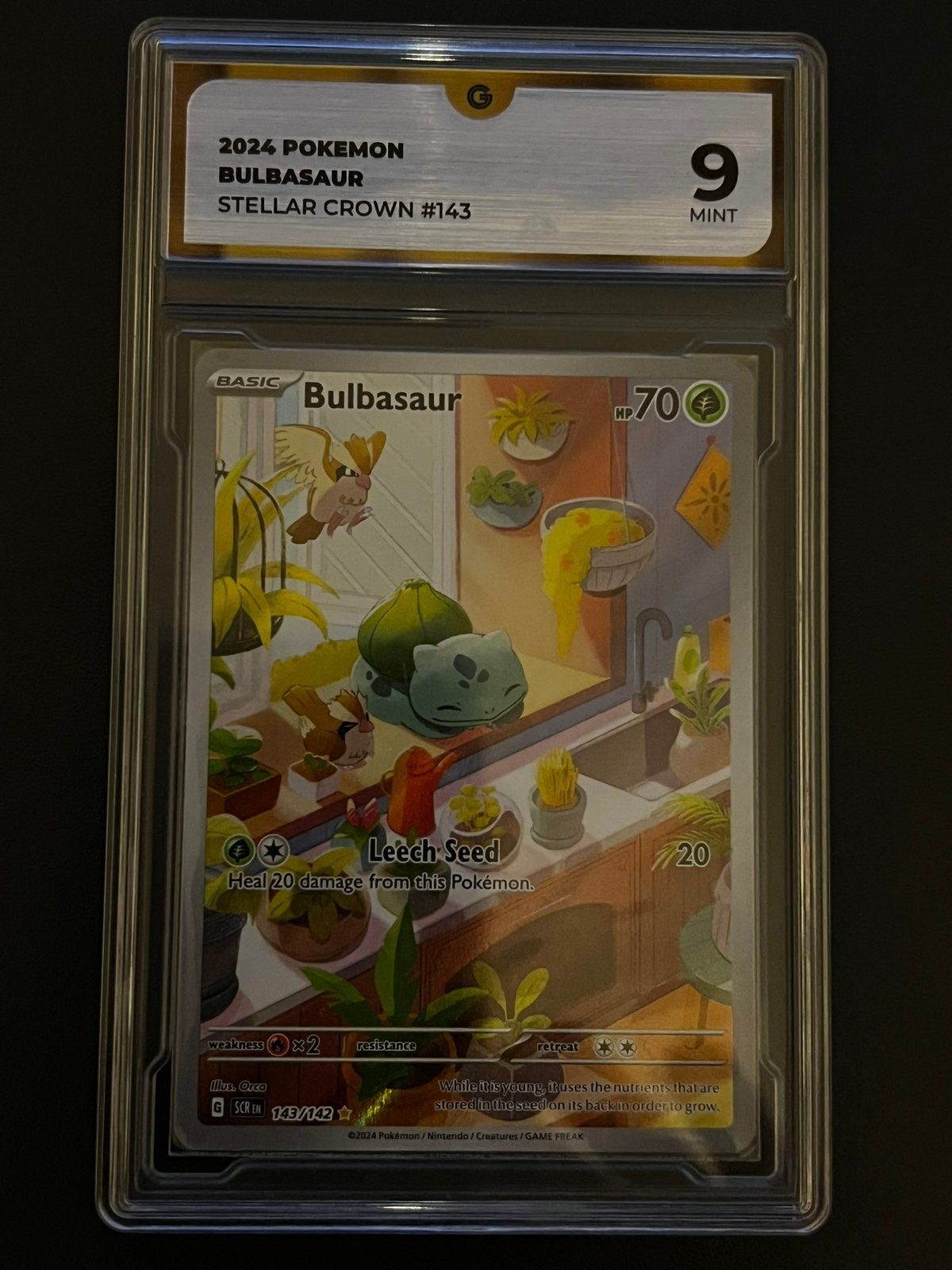 Bulbasaur Stellar Crown 143, Ophalen of Verzenden, Zo goed als nieuw