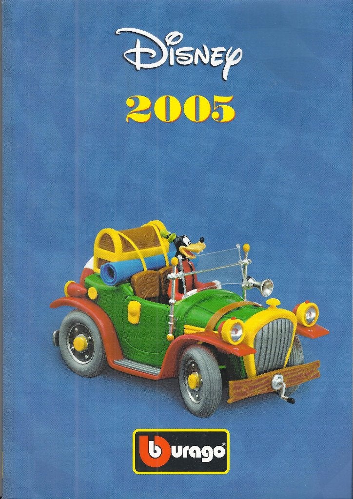 Fo40 modelauto catalogus bburago disney 2005, Ophalen of Verzenden, Zo goed als nieuw