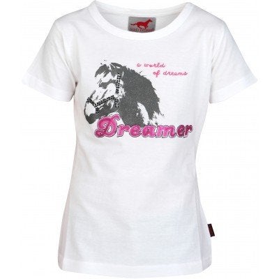 Wit Red Horse T-shirt Dreamer maat 128 en 164, Kinderen, Dressuur, Nieuw, Ophalen of Verzenden