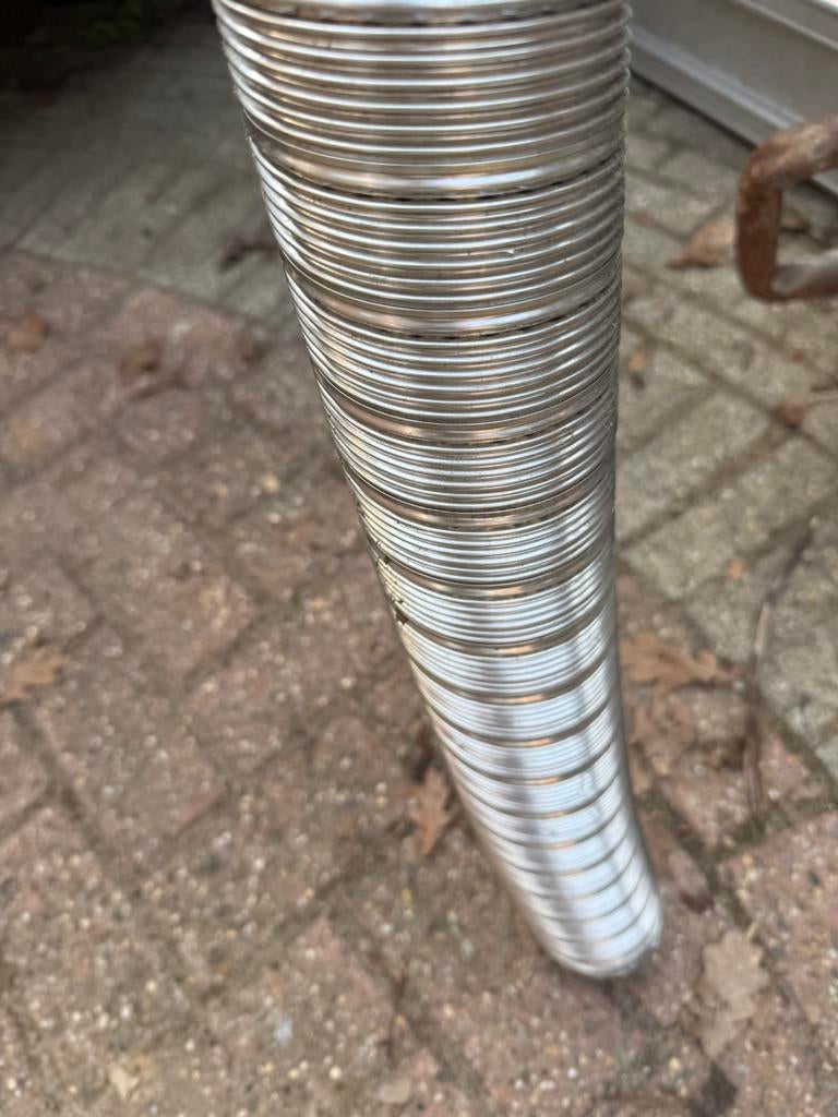 Flexibele rvs pijp, Ophalen, Hout, Houtkachel