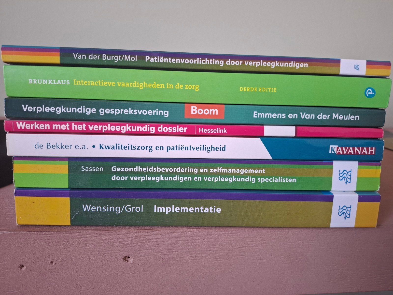 Verpleegkunde Boeken: Patiëntenvoorlichting, Kwaliteitszorg, Boeken, Studieboeken en Cursussen, Ophalen of Verzenden, Beta, Zo goed als nieuw