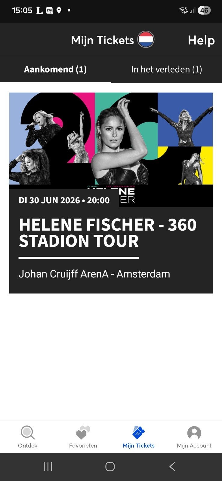 2 x veldkaarten  Helene Fischer, Twee personen, Juni