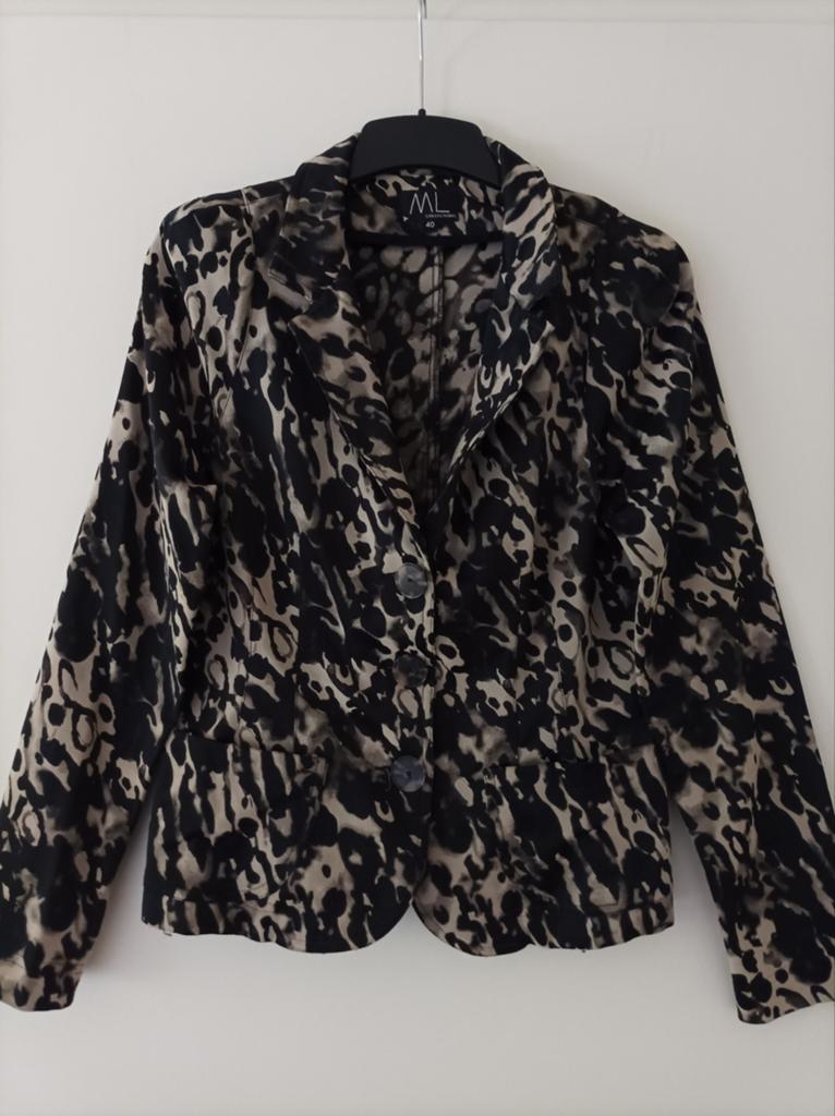 ML collections jasje, Kleding | Dames, Ophalen of Verzenden, Zo goed als nieuw, Maat 38/40 (M), Zwart