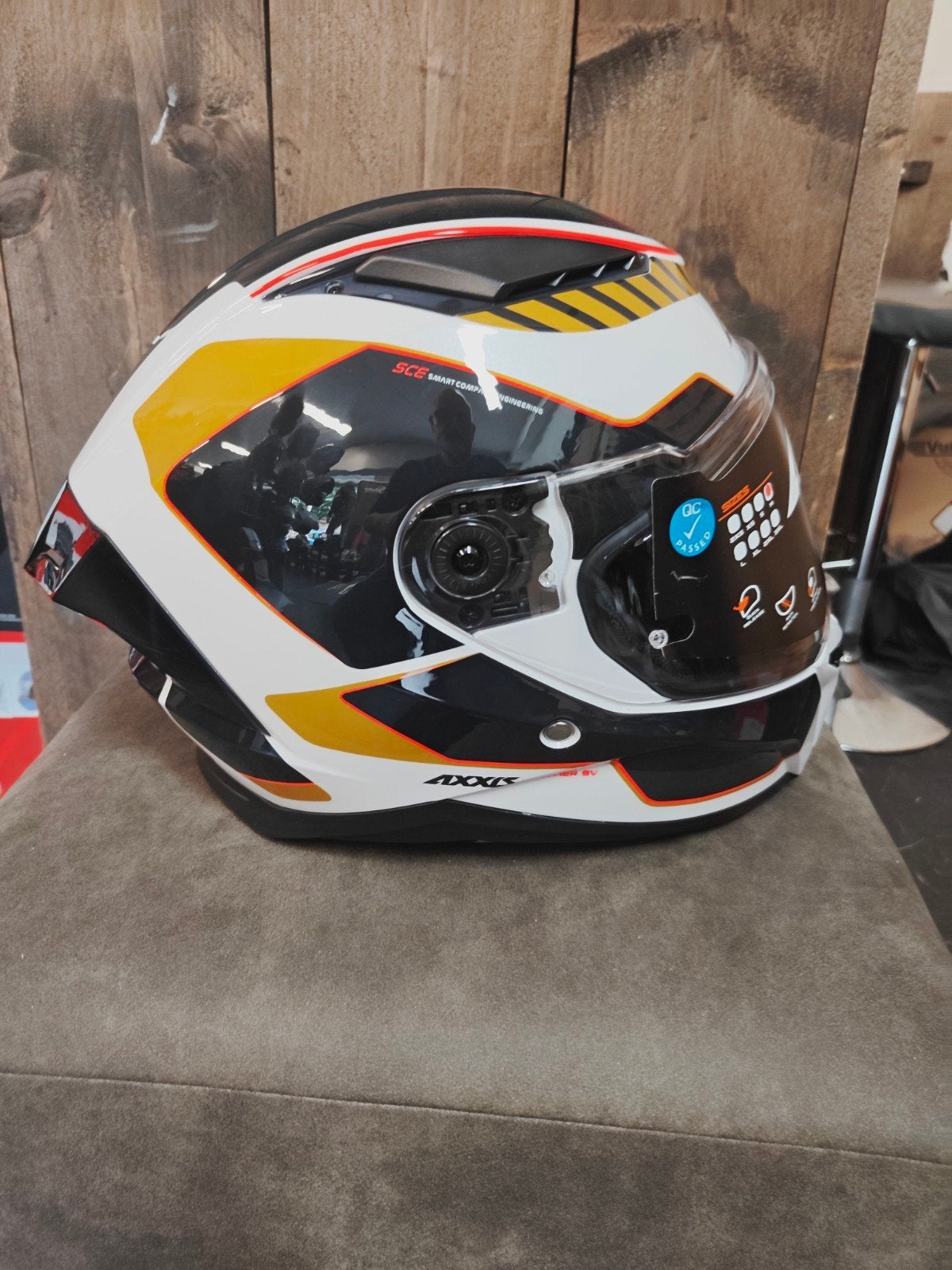 Axxis Intergraal Helm M en L, Motoren, M, Kinderen, Ophalen of Verzenden, Integraalhelm