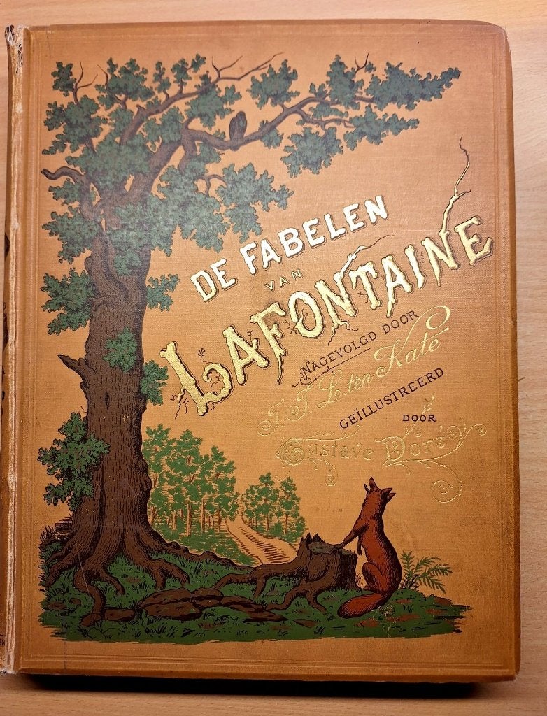 De fabelen van La Fontaine met gravures van Gustav Dore, Ophalen of Verzenden, Gelezen, JJL ten Kate