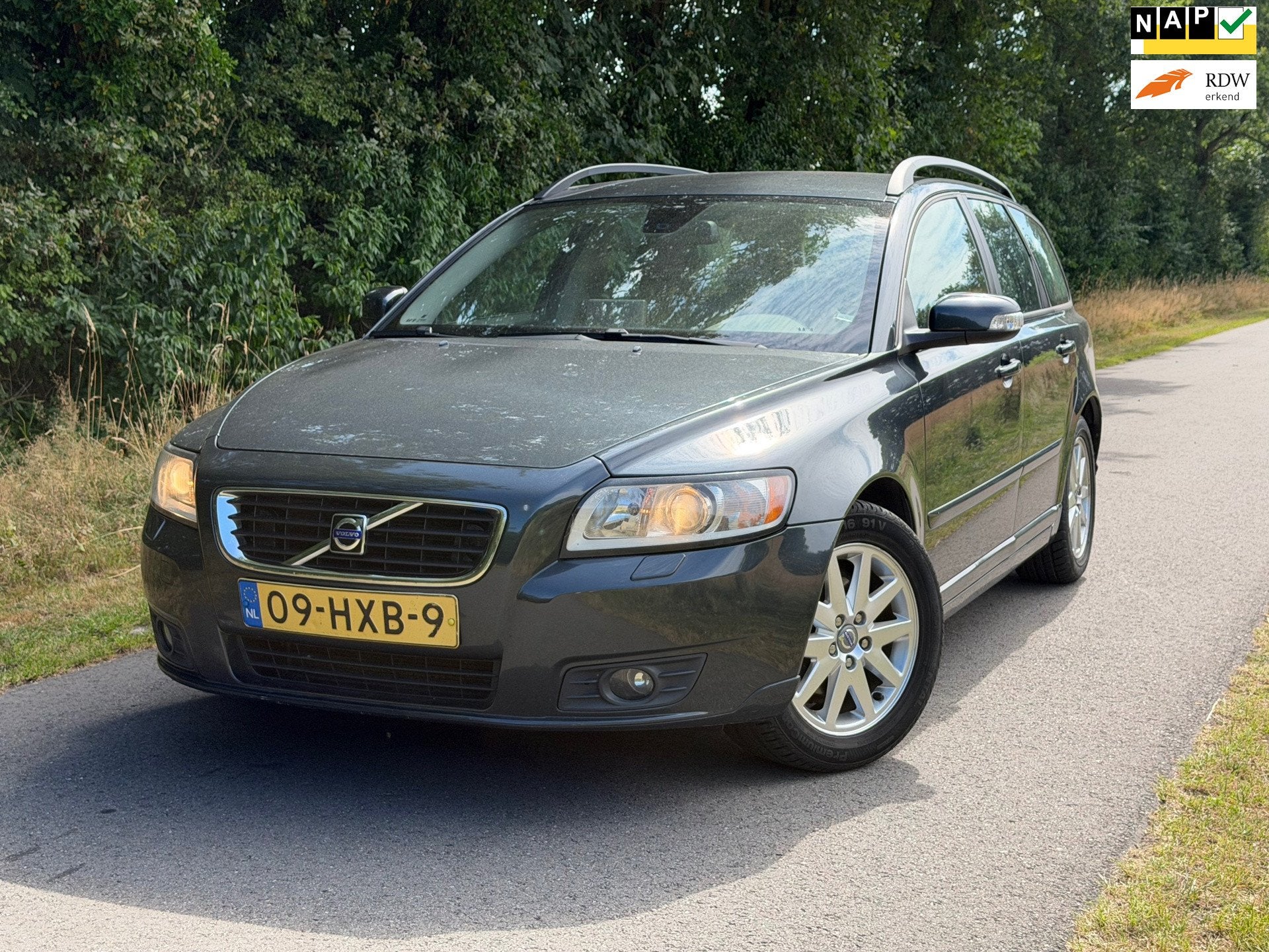 Volvo V50 2.0 Edition II | Cruise control + Airco Plus 1ste, Voorwielaandrijving, 1350 kg, Gebruikt, 1283 kg