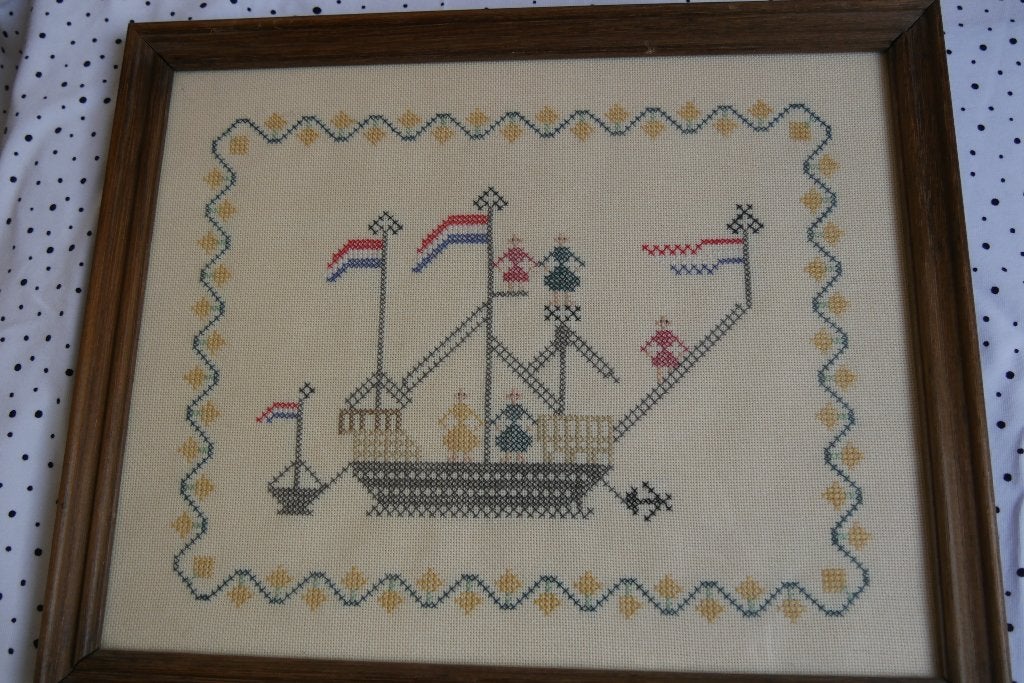 Mooi borduurwerk, Ophalen of Verzenden, Zo goed als nieuw, Handborduren, Overige typen
