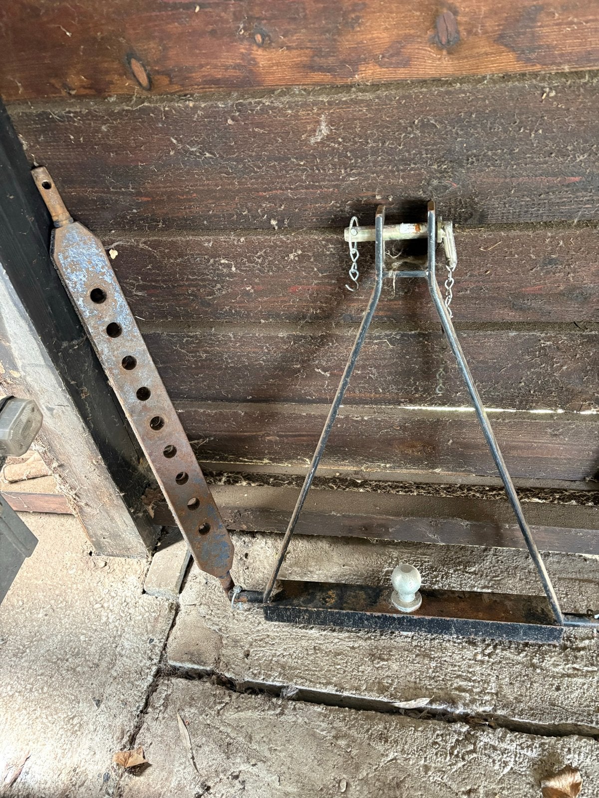 Driehoeksophanging voor tractor, Ophalen, Gebruikt