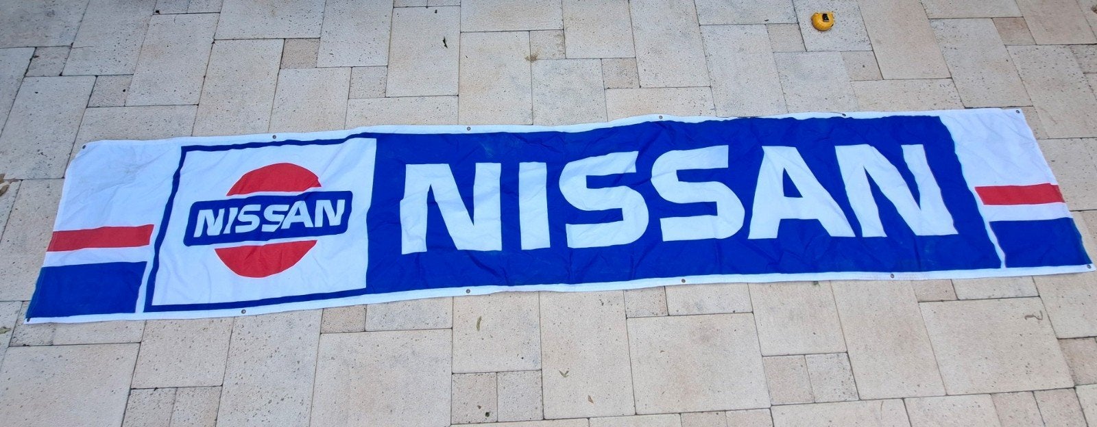 XXL NISSAN vlag/banner, Verzamelen, Merken en Reclamevoorwerpen, Reclamebord, Ophalen of Verzenden, Nissan, A