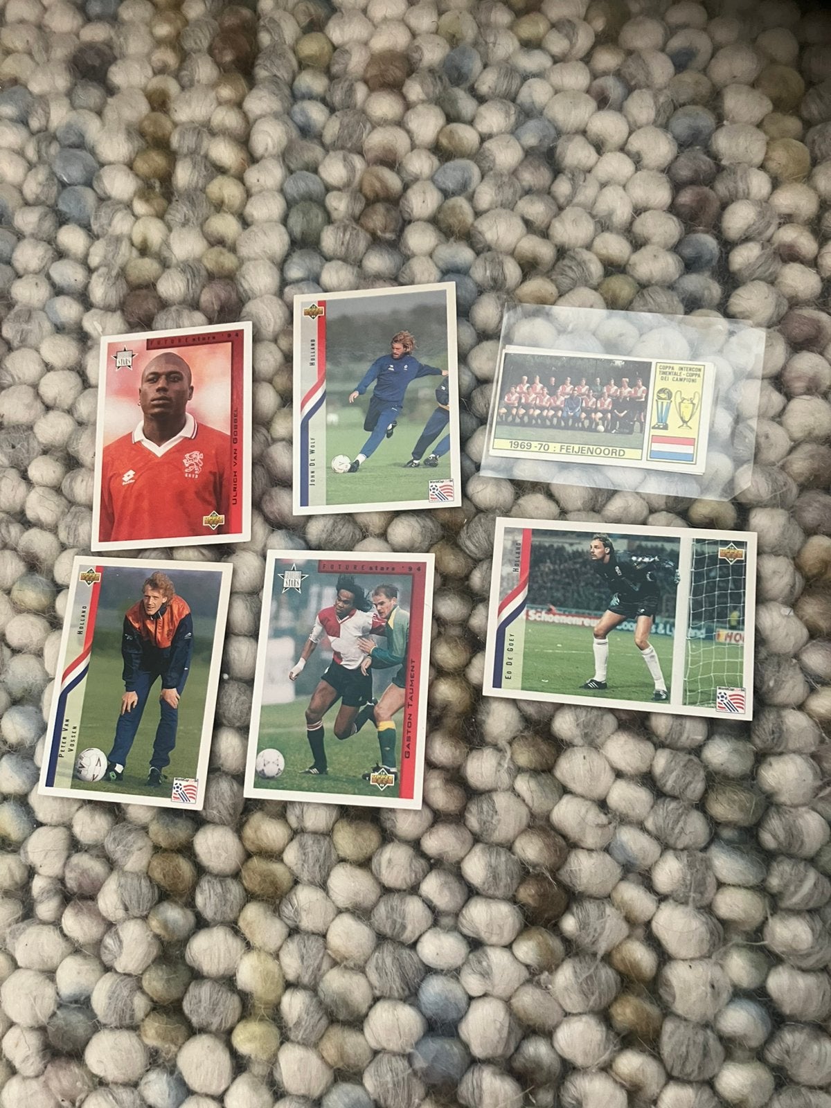 Feyenoord panini upperdeck 1994, Ophalen of Verzenden, Zo goed als nieuw, Feyenoord, Poster, Plaatje of Sticker