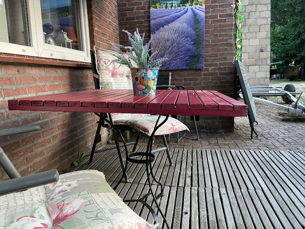 Rode en Grijze Tafels - Diverse Maten, Ophalen, Nieuw, Rechthoekig, Hout
